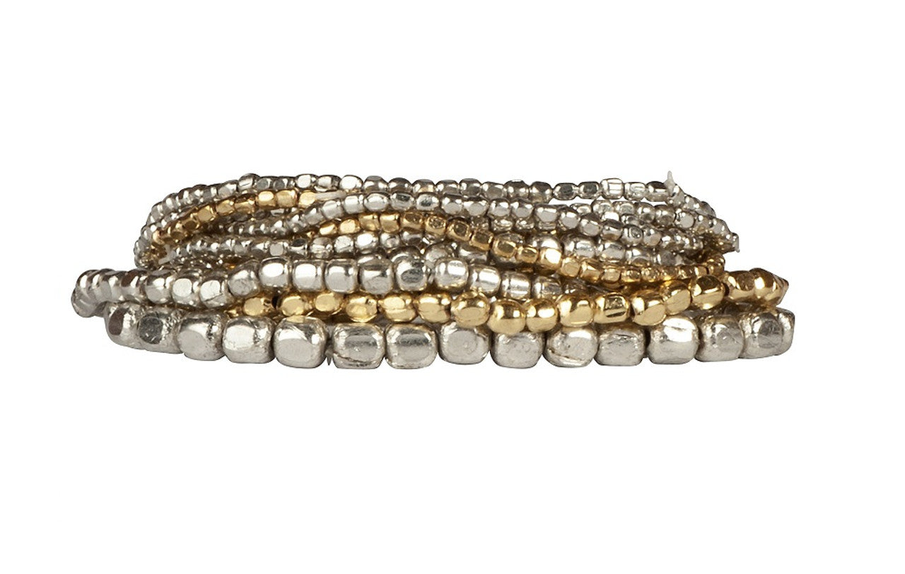 Pebble Bead Bracelets