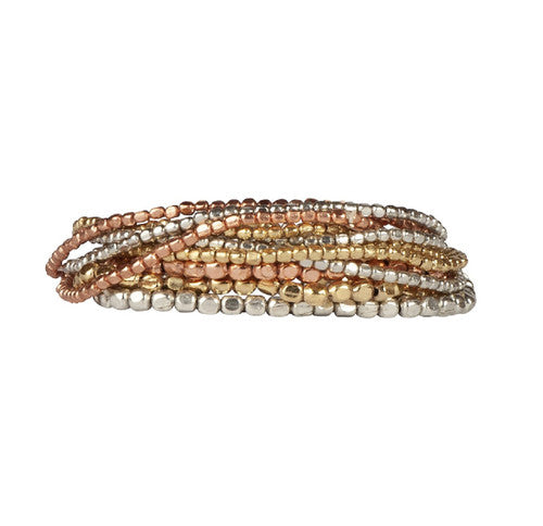 Pebble Bead Bracelets