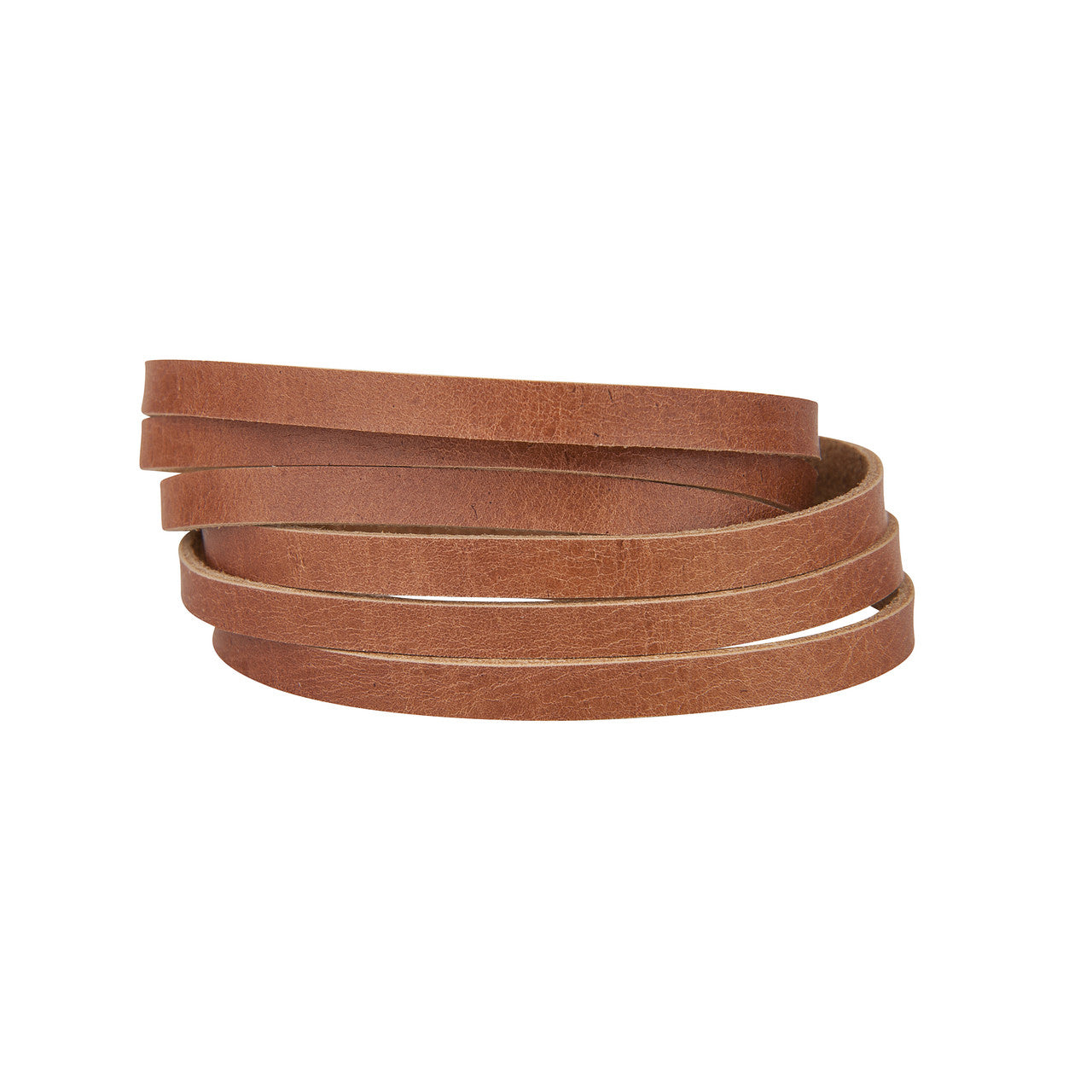 Sloane Sliced Wrap Bracelet In Tan