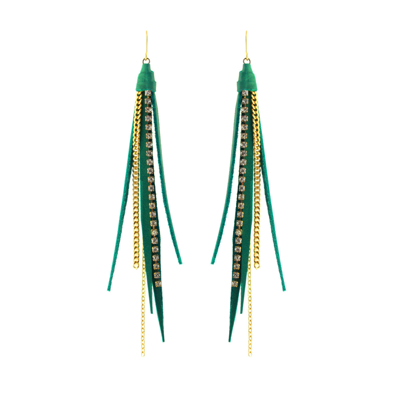 Tassel Earrings In Turquoise