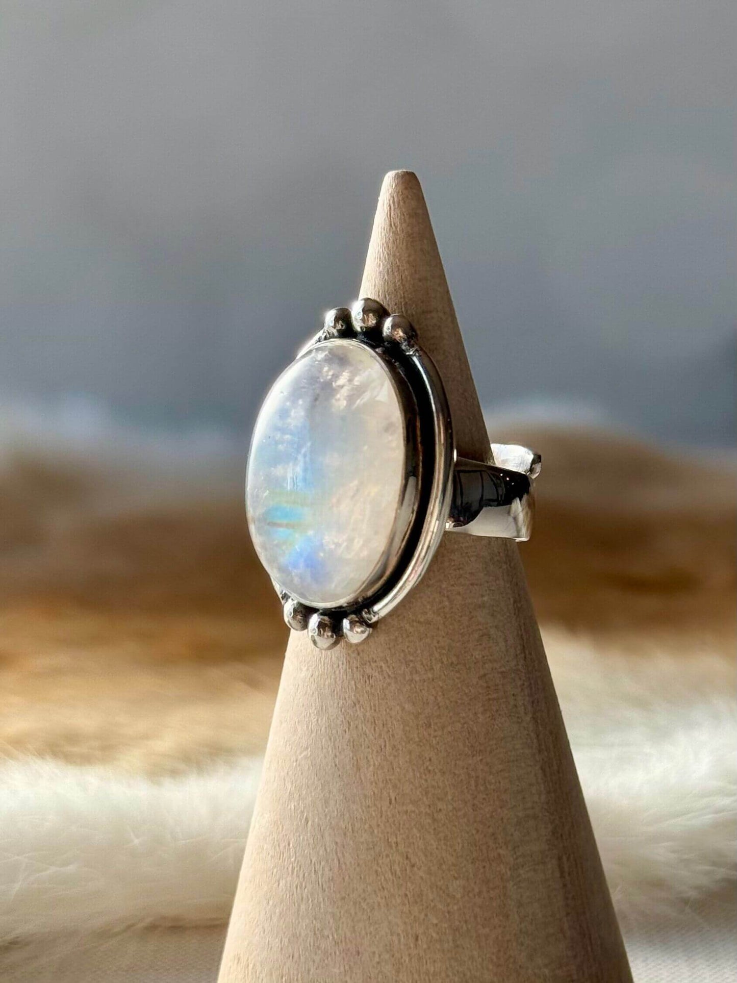 Mira Moonstone Ring