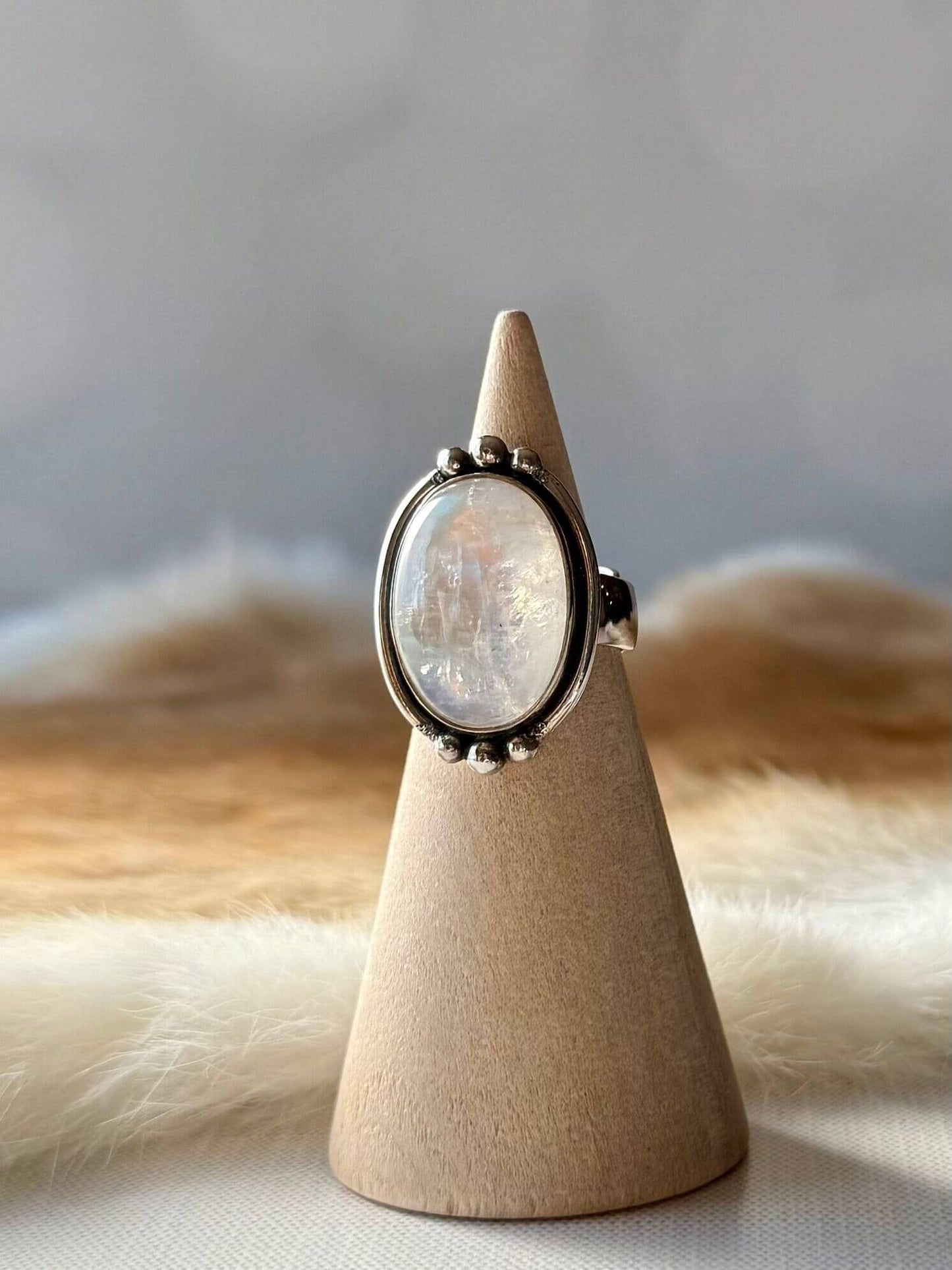 Mira Moonstone Ring