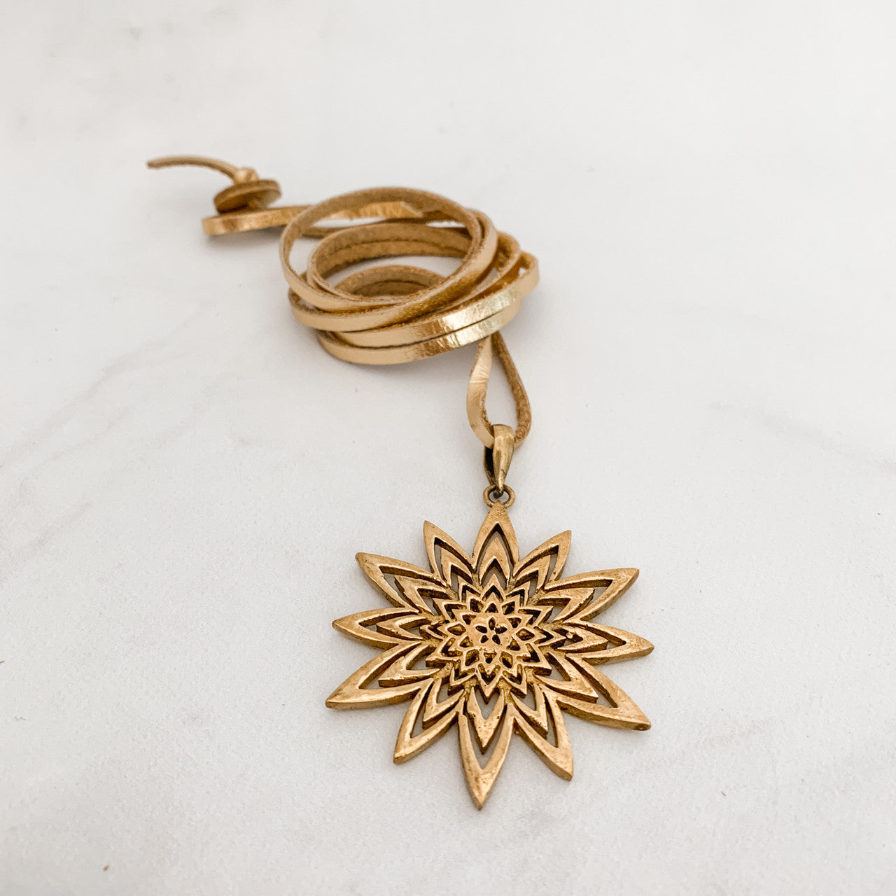 Sample Sale Sacred Geometry Star Amulet Necklace