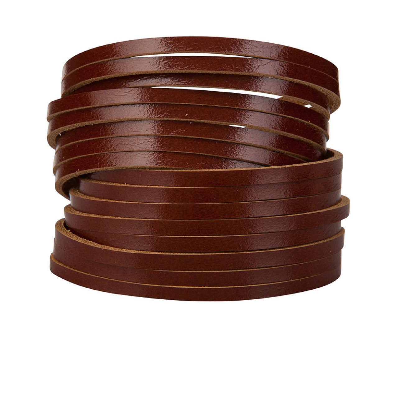 Sliced Wrap Bracelet In Whiskey