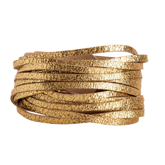 Sliced Wrap Bracelet In Shine