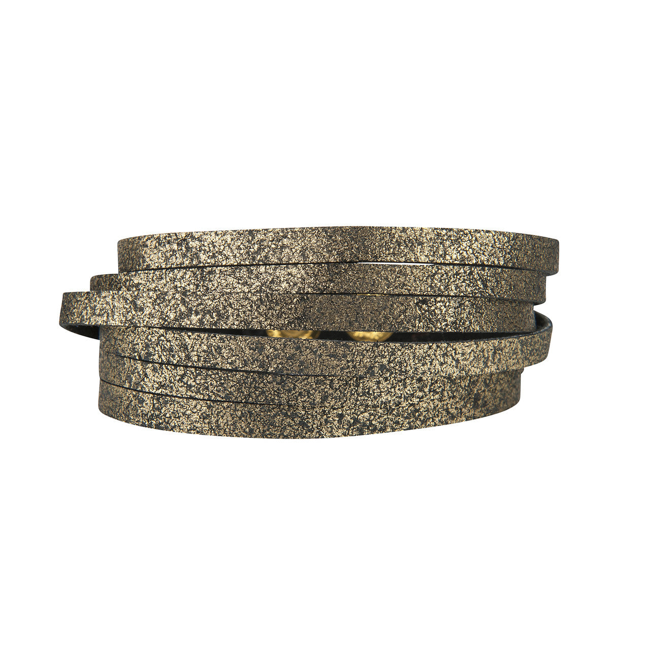 Sloane Sliced Wrap Bracelet In Black Shimmer