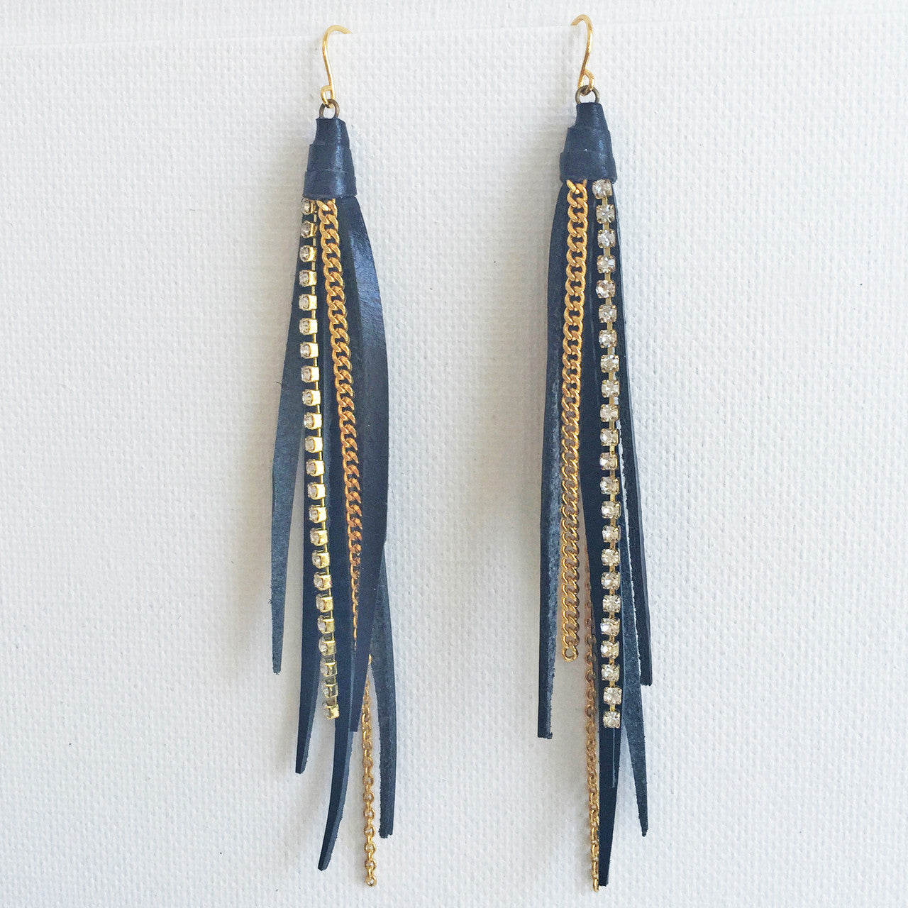 Tassel Earrings In Black