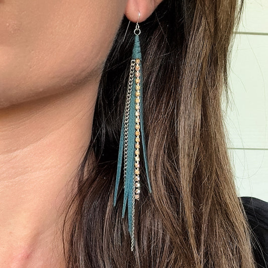 Tassel Earrings In River