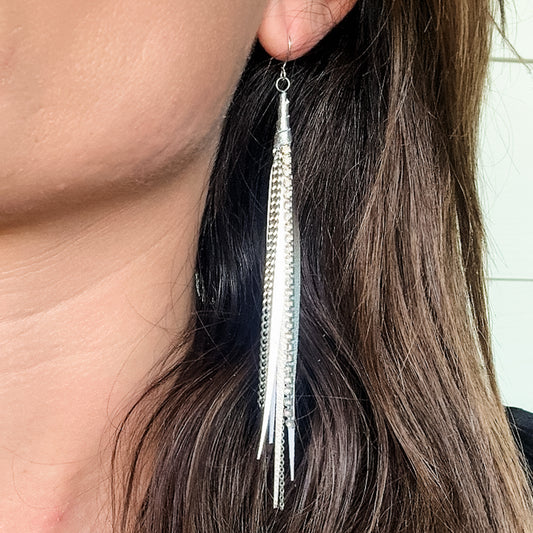 Tassel Earrings In Dust