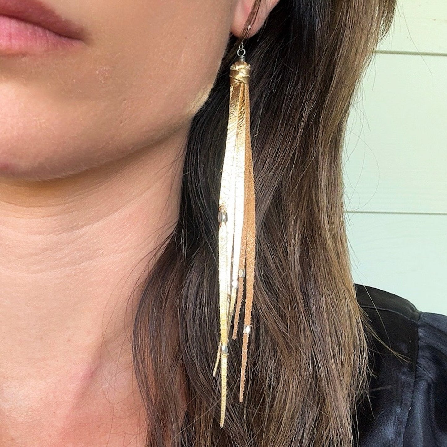 Tara Tassel Earrings in Gold