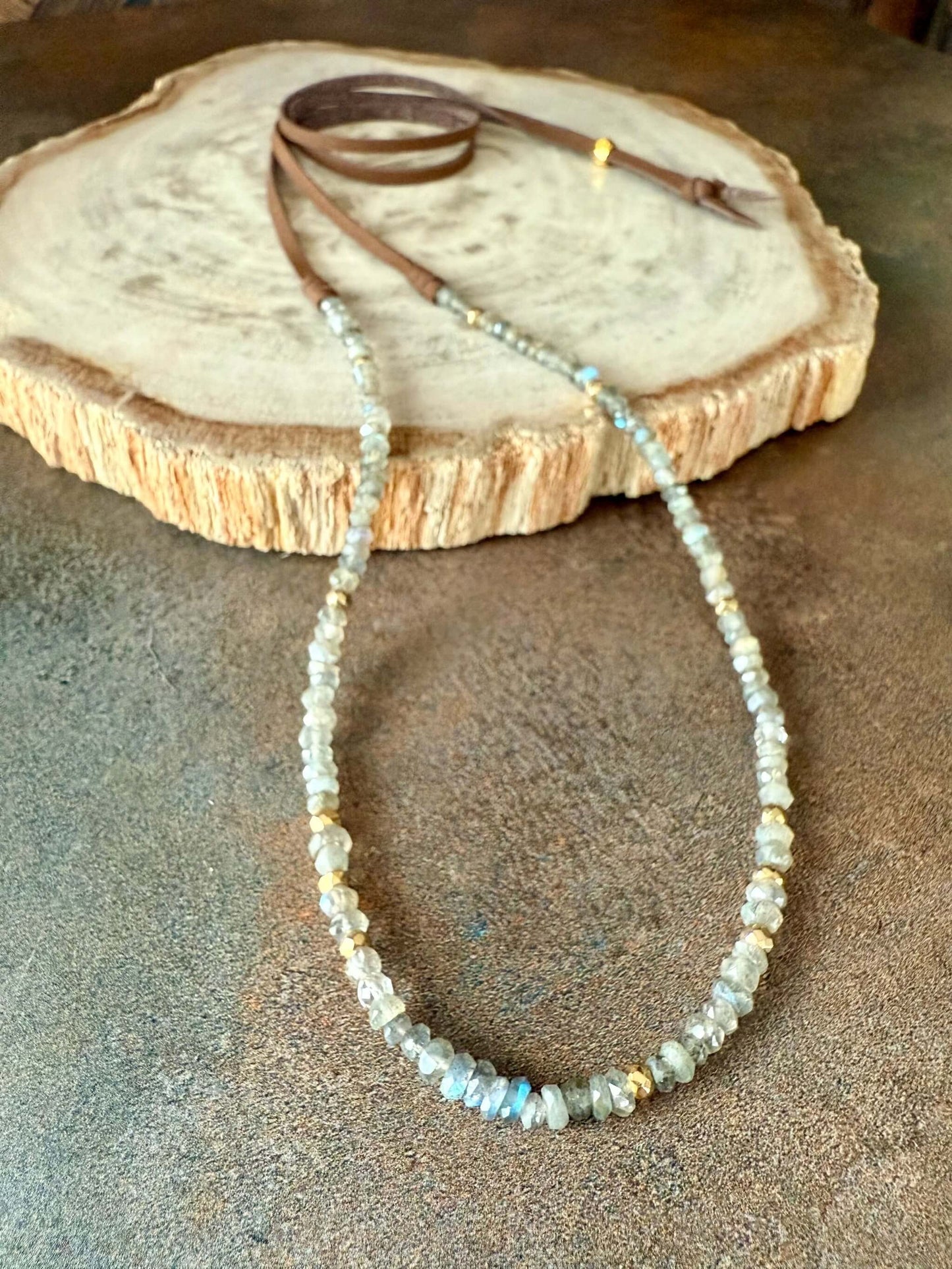 Magical Labradorite Slider Hat Band