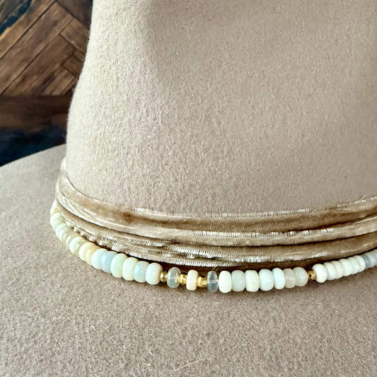 Ethereal Opal Slider Hat Band