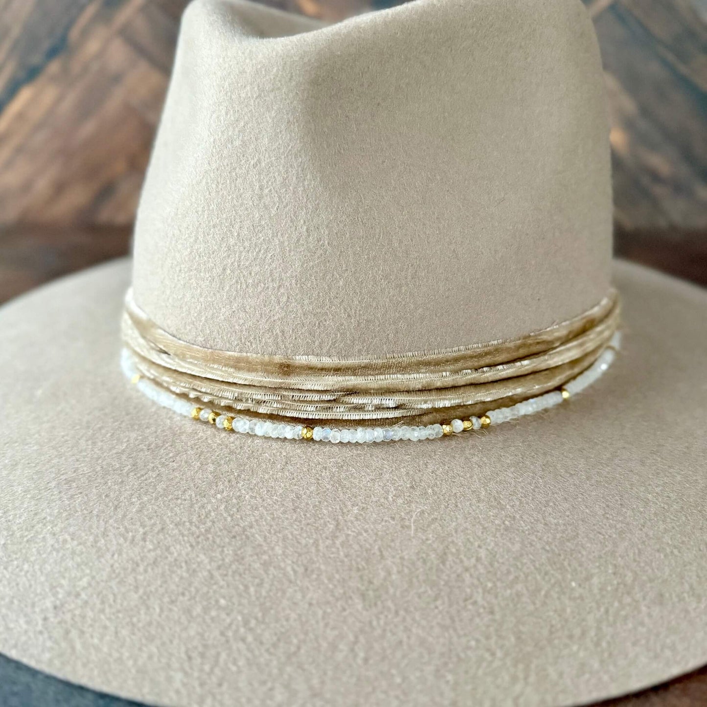 Magical Moonstone Slider Hat Band