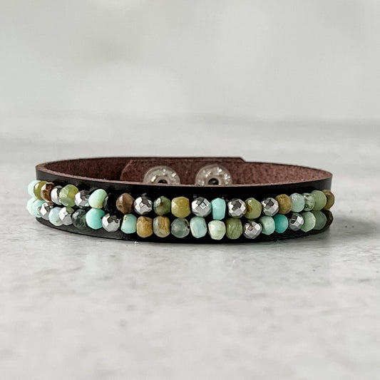 Joni Bracelet in Blue Opal