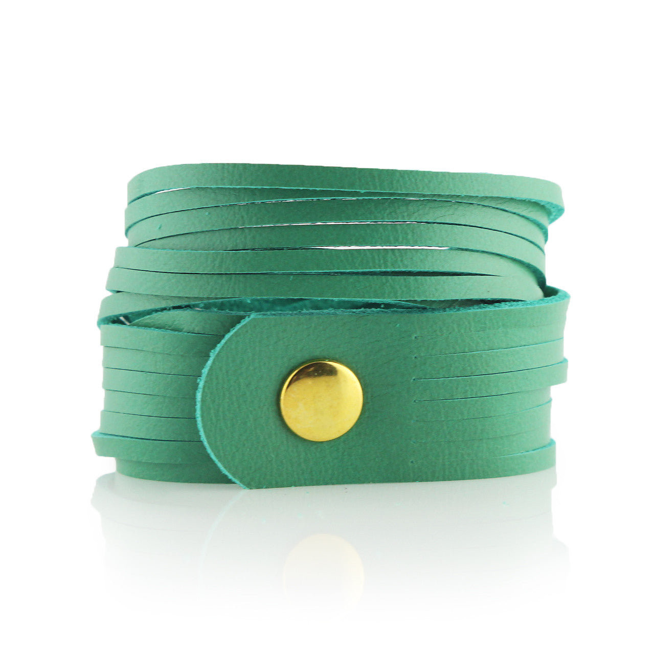 Sliced Wrap Bracelet In Turquoise