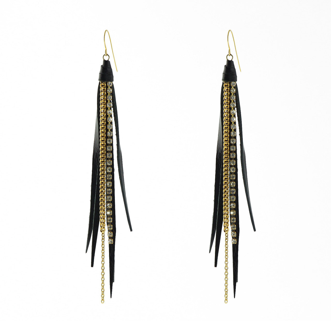 Tassel Earrings In Black