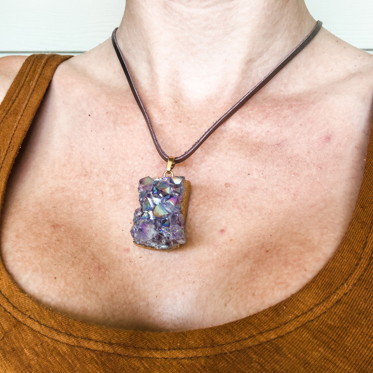 Aurora Amethyst Necklace