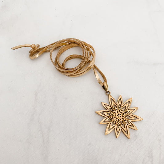 Sample Sale Sacred Geometry Star Amulet Necklace